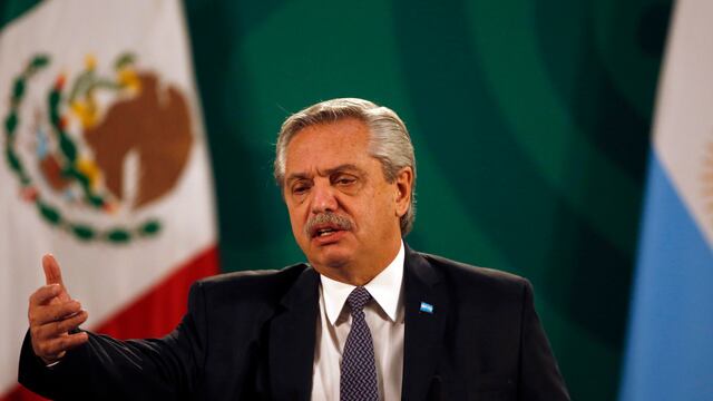 El presidente de Argentina, Alberto Fernández (AP Foto/Marco Ugarte)