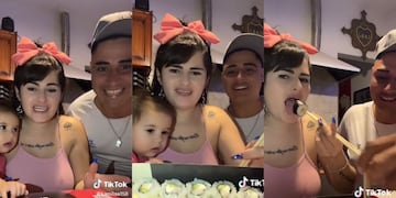 La reacción de Kami y El Moneda al comer sushi por primera vez