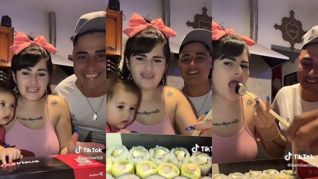 La reacción de Kami y El Moneda al comer sushi por primera vez