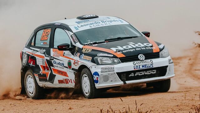 Ocampo-Inveraldi, en acción. Desde Córdoba, son protagonistas en el Rally Riojano.