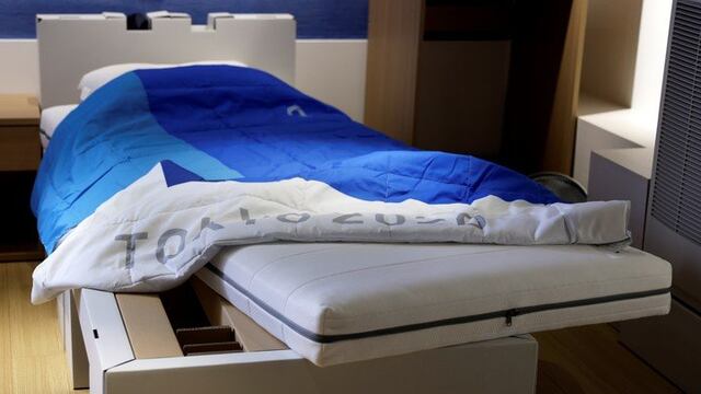 Las camas de cartón de Tokio 2020.