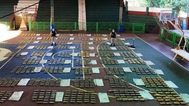 Más de una tonelada de marihuana incautada en Puerto Libertad.