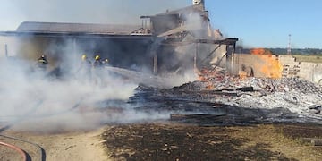 Otro incendio en Concordia.