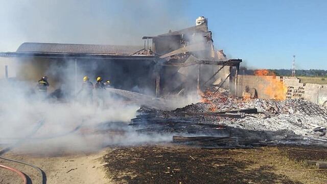 Otro incendio en Concordia.