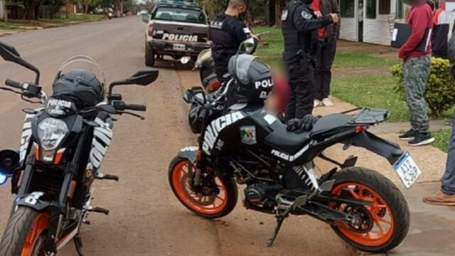 Efectivos policiales detuvieron a un presunto “narcodelivery” en Posadas.