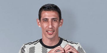 Di María superó la revisión médica y ya se saluda con los hinchas de la Juventus (Montaje)