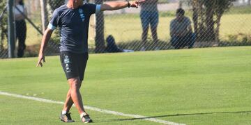 Guillermo Farre. Partido amistoso de pretemporada entre Belgrano y Godoy Cruz en el predio de Villa Esquiu. Foto Pedro Castillo