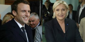 Macron y Le Pen se enfrentarán en un balotaje por segunda vez este 24 de abril.