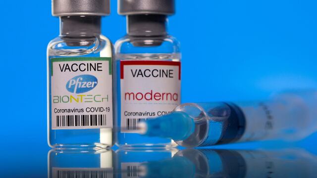 Vacunas contra el coronavirus Pfizer y Moderna