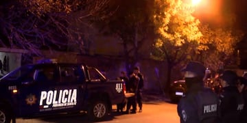 La policía montó un fuerte operativo a la noche sobre Figueredo al 2000.