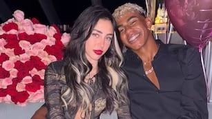Nicki Nicole y Lamine Yamal, juntos en el 25° cumpleaños de la cantante rosarina. (Instagram @lamineyamal)