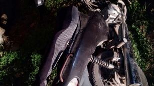 Robaron y recuperaron una moto