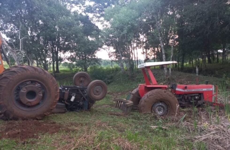 El Soberbio: un joven falleció tras el vuelco de su tractor