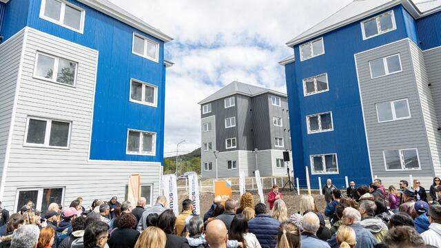 Ushuaia: entregaron 64 viviendas “Hanuxa” del barrio Río Pipo