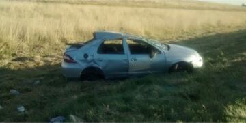 Vuelco en la ruta 34, a la altura de Susana