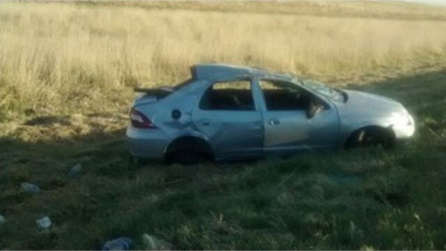 Vuelco en la ruta 34, a la altura de Susana