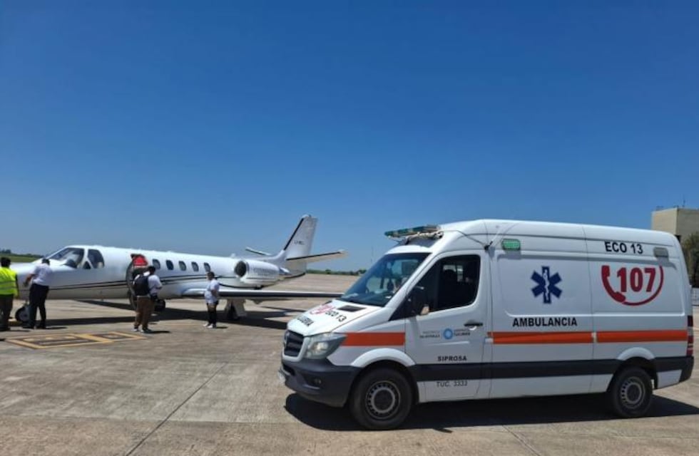 Otra vida salvada gracias al avión sanitario