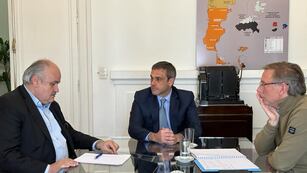 Mario Ravettino, Guillermo Michel y Juan José Bahillo