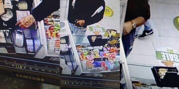 La empleada que atendía el mostrador en Granadero Baigorria describió los dibujos de la mano del delincuente.