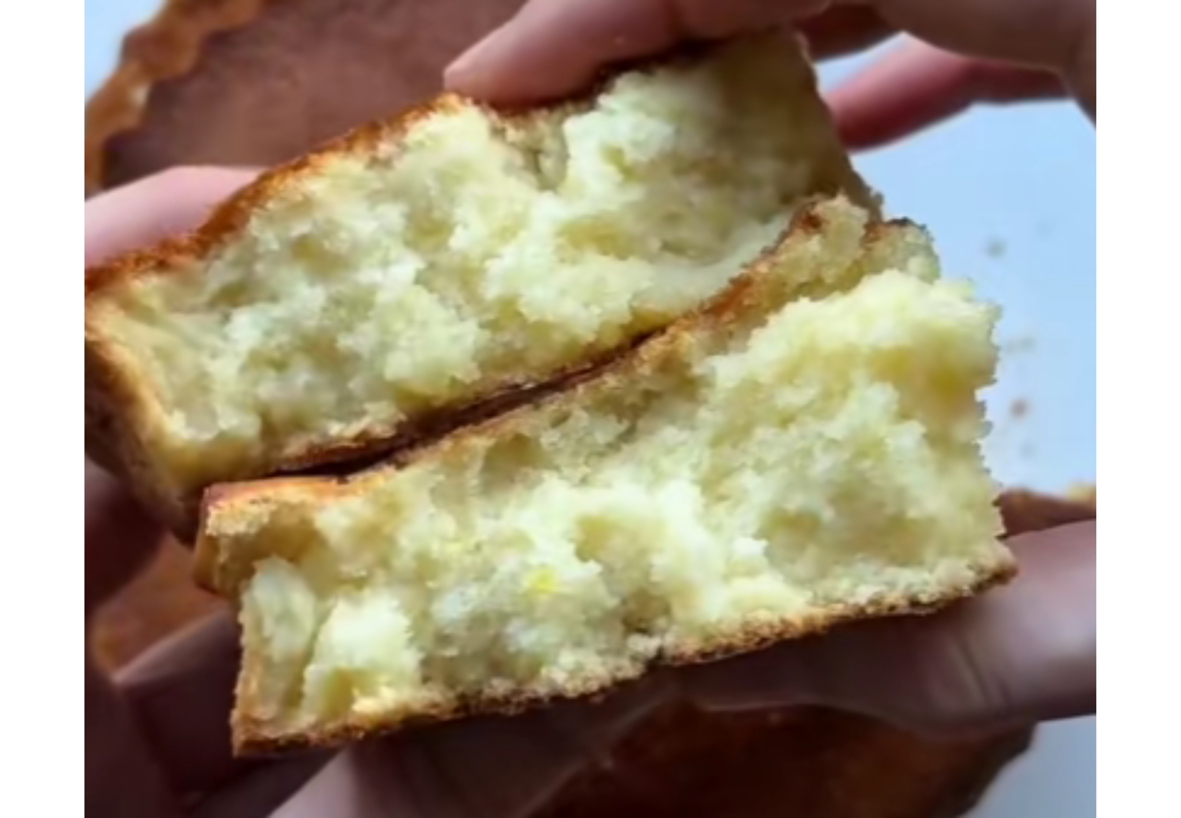 Así queda el bizcochuelo con esta receta.