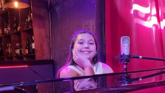 Luna Candelaria, una pequeña gran artista mendocina