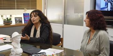 Carina Judith Villafañe Batica de visita en Arroyito