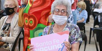 Vacunación contra el coronavirus de adultos mayores en Santa Fe (Gobierno de Santa Fe)