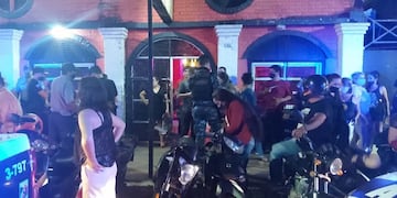 El despeje se llevó a cabo sin inconvenientes y se procedió a la clausura provisoria del lugar.