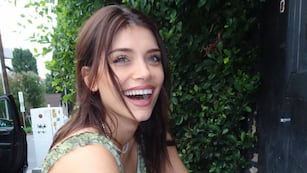 Candela posó con su hermana en Los Ángeles.