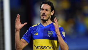 A Cavani el VAR le anuló un gol. Foto: AP