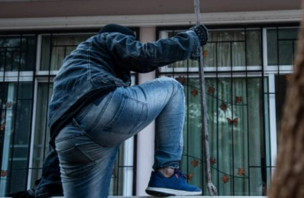 Por segundos, una mujer de La Plata se salvó de una entradera y todo quedó filmado