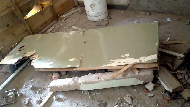 Explosión de una garrafa en La Falda