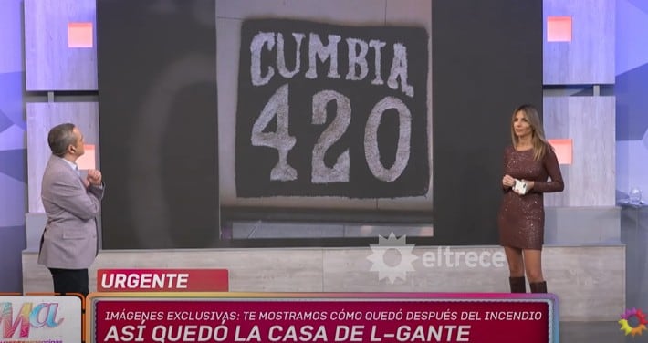 Así quedó la casa de L-Gante tras el misterioso incendio: “Todo destruído”