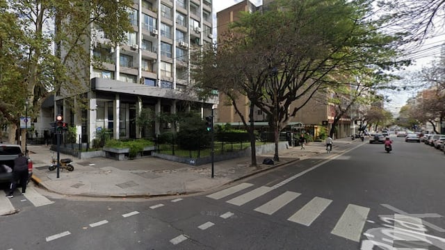 Oroño y Rioja, donde ocurrió la agresión.