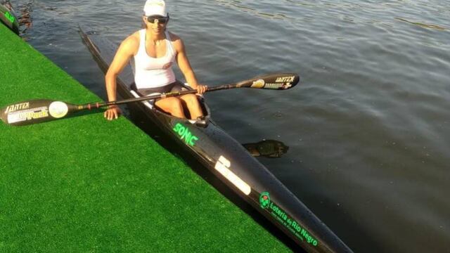 La rionegrina Cecilia Collueque ganó el Mundial de canotaje en Rumania y es un orgullo para la provincia