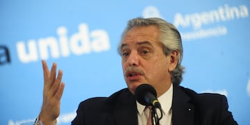 El presidente Alberto Fernández. Foto Clarín