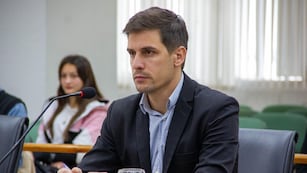 El intendente electo Leonardo Viotti, aún como concejal