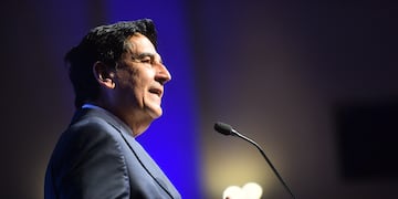 Patricia Bullrich presenta a Carlos Melconian como su referente en economía. (Pedro Castillo / La Voz)