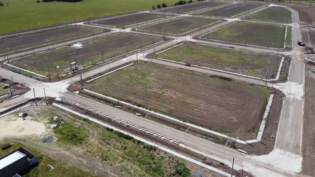 Obras en los 315 lotes del barrio N° 42