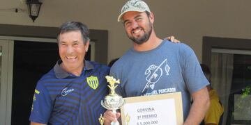 El puntaltense Federico Wagner finalizó tercero en el concurso de pesca de Marisol.