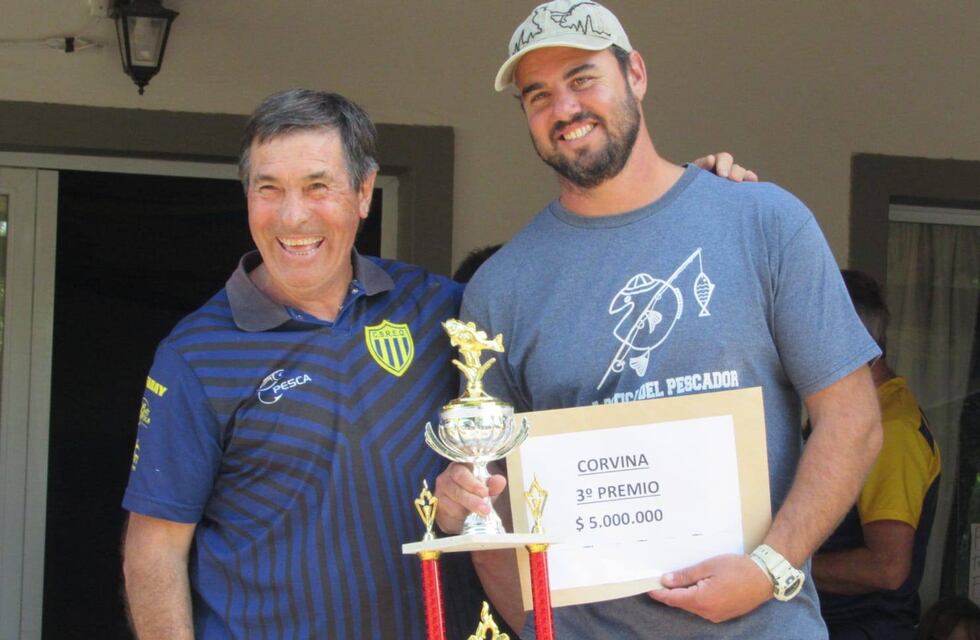 Pesca: el puntaltense Federico Wagner hizo podio en el Concurso de Marisol