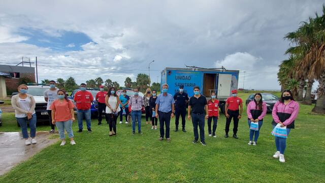 Operativo Flamenco contra el coronavirus en Miramar.