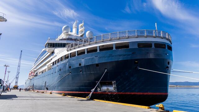 Llegó a Ushuaia por primera vez el crucero antártico “Le Commandant Charcot”