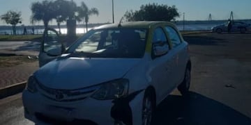 Posadas: un taxi atropelló a una mujer en la costanera de la ciudad.