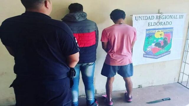 Cinco detenidos en Eldorado por disturbios y daños a la propiedad.