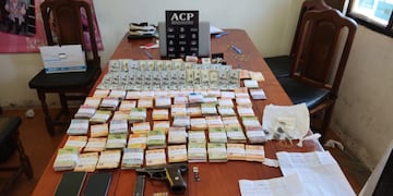 Parte de lo secuestrado en Felipe Moré al 100 bis