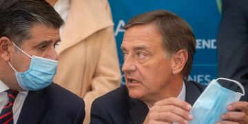 Rodolfo Suarez en la Asamblea Legislativa.