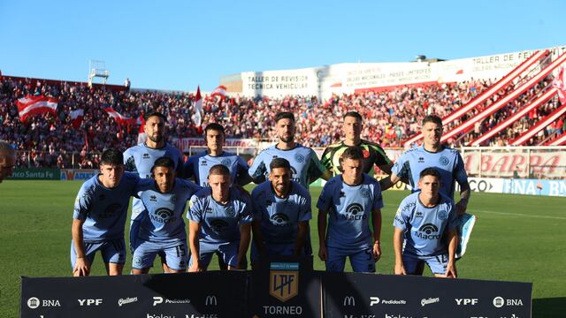 La formación de Belgrano para enfrentar a Unión en Santa Fe. (Prensa Belgrano).