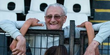 La historia se conoció a partir de una imagen donde ambos celebraban un gol.