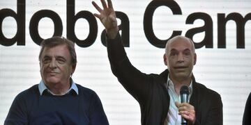 Mario Negri y Horacio Rodriguez Larreta.